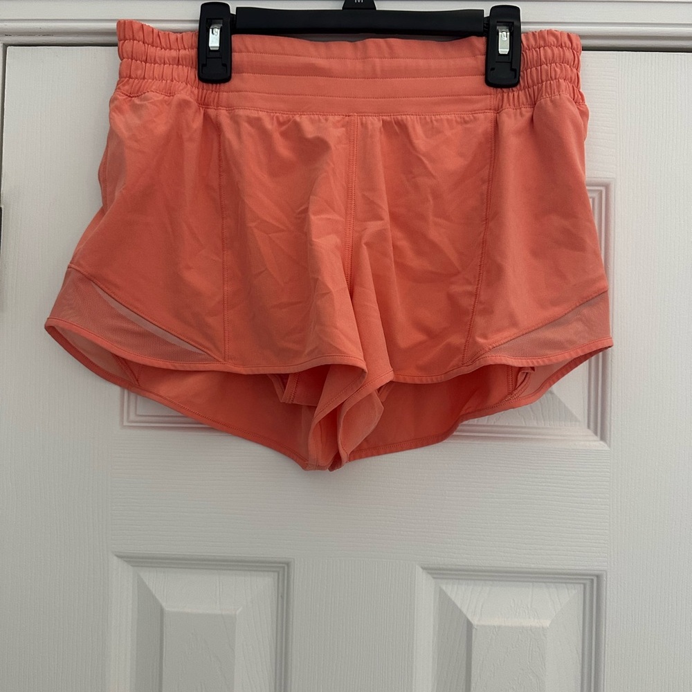 Lululemon Athletica Peach Athletic Shorts